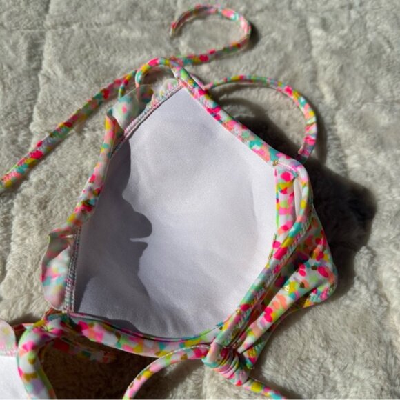 Victoria's Secret | "Confetti" Ruffle Push Up Bikini Top | Size 32B - Picture 5 of 9